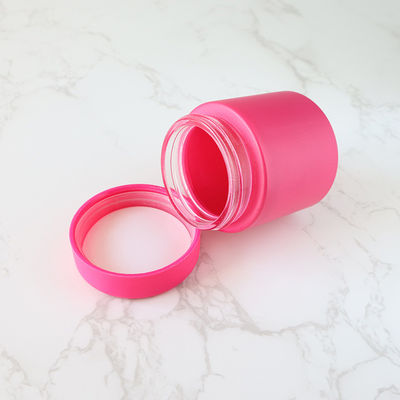 CR Flor Bud Jar Resistente a los niños, hermético, a prueba de olor, con tapa de tornillo negro, frascos de vidrio para gomitas, almacenamiento de hierbas