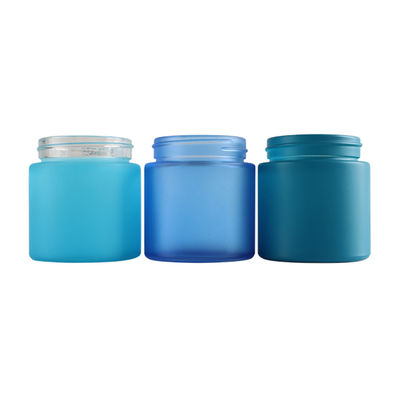 Estandarizados frascos de vidrio de 60 mm de diámetro con tapa lisa y cerradura para niños