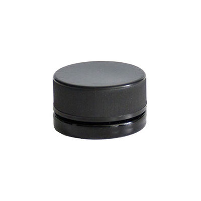 9 ml de frascos de vidrio concentrado a prueba de niños pared gruesa frasco pequeño negro con tapa negra