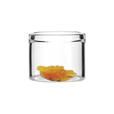 Jarrón de vidrio concentrado de borosilicato sin cuello de 6 ml