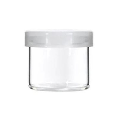 Jarrón de vidrio concentrado de borosilicato sin cuello de 6 ml