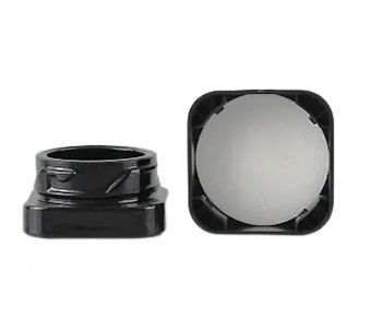 Contenedor de concentrado negro de 5 mL Jarrón de vidrio de concentrado a prueba de niños
