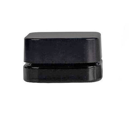 Contenedor de concentrado negro de 5 mL Jarrón de vidrio de concentrado a prueba de niños