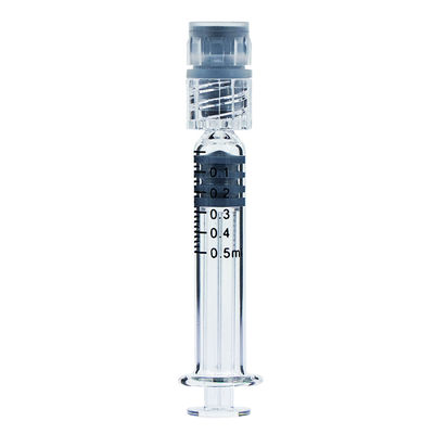 0.5 ml Luer Slip Luer Lock Borosilicato jeringas de vidrio para el aceite de CBD