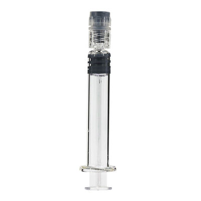 2 ml Luer Lock Jeringas de vidrio borosilicato precargadas para aceite esencial