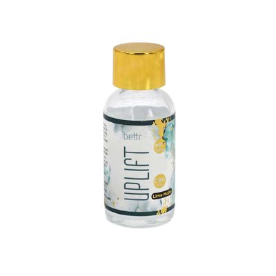 Botella de vidrio Boston para cuidado de la piel con aceite de lujo al por mayor de 30 ml con tapa de rosca