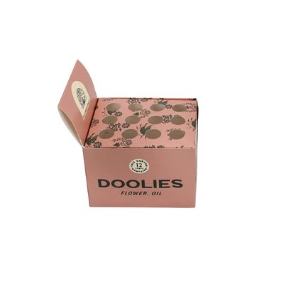 Tableros de cartón de exhibición personalizados para tubos de prerrollo