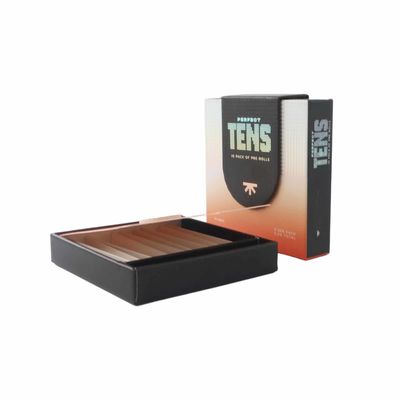 Envasado en una caja de papel magnético