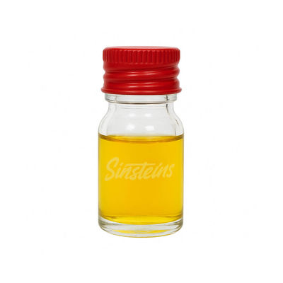 Leakfree Mini Clear Glass Bottle with Metal Lid for Liquid Oil Cosmetics